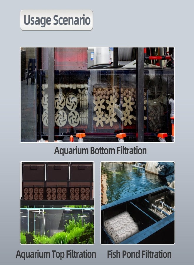 UPETTOOLS Ceramic Bio Media Blocks - Decorative & Functional Aquarium & Koi Pond Filter Media for Biological Filtration（12pcs） - Image 3